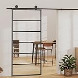 Photo Gallery lechnical porta scorrevole in vetro esg e alluminio 90x205 cm nera,cancelli scorrevoli,porta scorrevole,perfetta per risparmiare spazio -151015 Photo Gallery lechnical porta scorrevole in vetro esg e alluminio 90x205 cm nera,cancelli scorrevoli,porta scorrevole,perfetta per risparmiare spazio -151015
