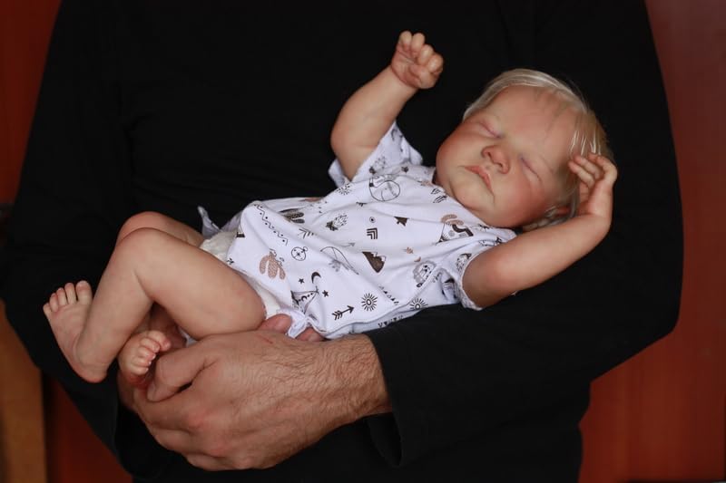 Miniatura 4 de Pinky Reborn Muñecas de bebé de 19 pulgadas, muñeca realista de bebé recién nacido, muñecas de silicona Reborn de juguete Bebe juguete regalo de