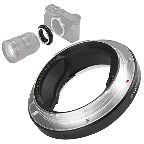 Goshyda Anillo Adaptador de Lente, aleación de Aluminio EF-GFX Adaptador de Montura de Enfoque automático para Lente Canon EF para Montura Fuji GFX, cámara de Formato Medio - imagen 2