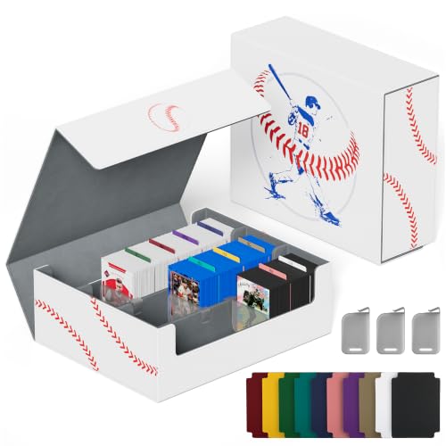 Image of UAONO Trading Card Storage Box for 1800+ Sleeved Cards, Bulk Card Storage
