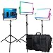 Dracast X Series LED2000 RGB and Bi-Color LED 3 Light Kit with Injection Molded Travel Case
