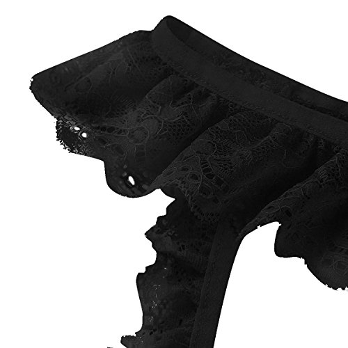 Mens Fully Frilly Lace Sissy Pouch Jockstrap Crossdress Briefs Thongs Panties Underwear4