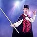41 Inch Pocket Staff, Silver Metal Appearing Cane Magic Tricks Wand for Professional Magician Stage Magic Tricks