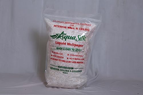 Aqua Silk Long Lasting Decortive Interior Liquid Wallpaper 101_Off White