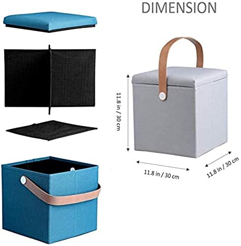 Rembourré repose-pieds table basse et tabouret de rangement vivant