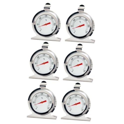 BESPORTBLE 6 Pçs Termômetro De Forno Cozinhar Termômetro Dial Termômetro Churrasco Termômetro Cozime