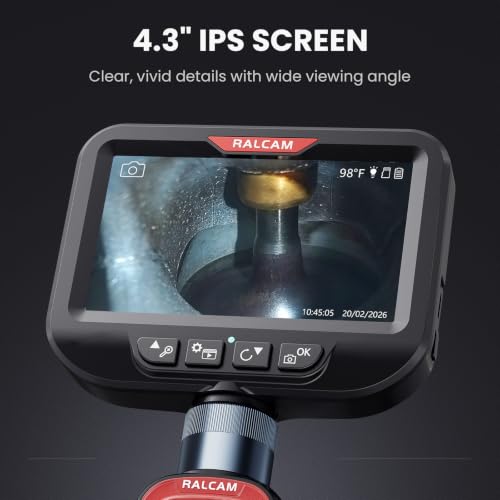 Image of Ralcam 360 Articulating Borescope, 6.2mm /0.24in Slim Probe