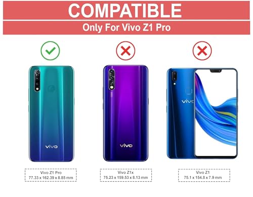Image of Bintage case Cute Fun Taddy| 3D Ball Bear| Donut| Coffee Rubber Case Camera Protection Back Cover Compatible for Vivo Z1 Pro 4G - Black