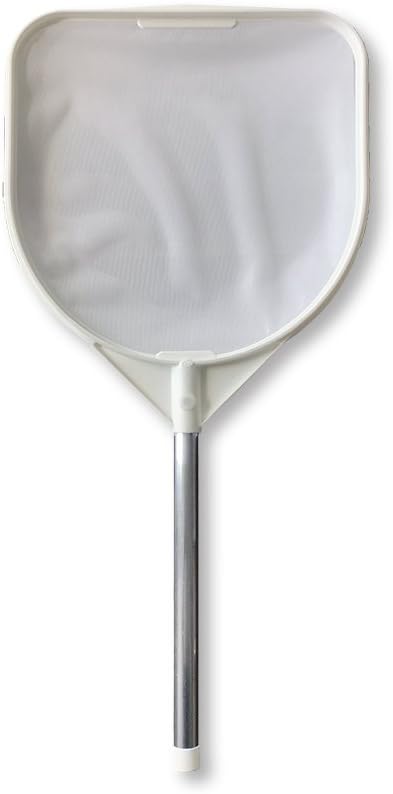 JED Pool Tools40-376F 40-376 Fine Mesh Pool & Spa Leaf Skimmer with Handle, White