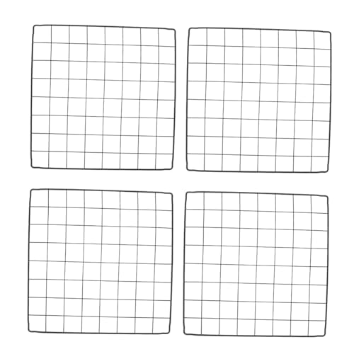 Milisten 4 pezzi Recinzione per Animali Domestici in Ferro Nero Pannelli Fai da Te per Gabbia Cani Gatti e Conigli Rete Divisoria Staccabile e Multifunzionale per Recinto Sicuro