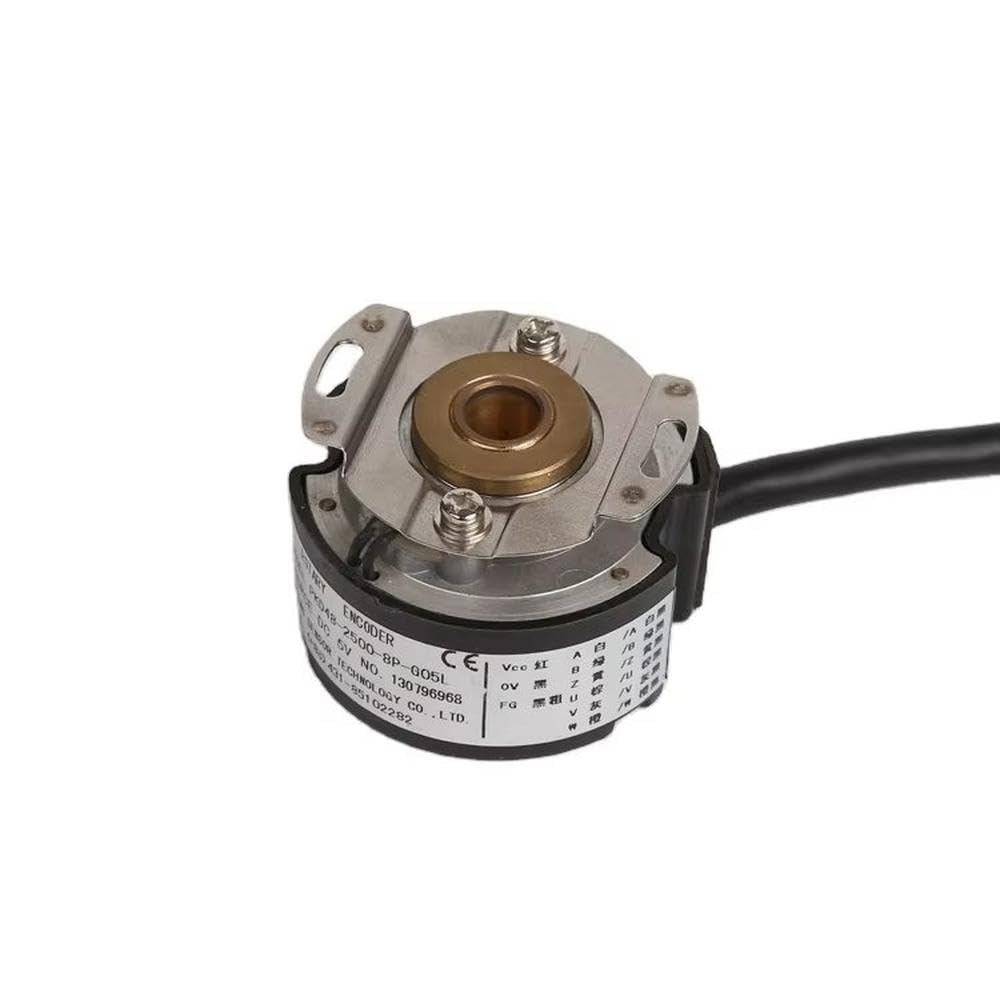 Encodeur Rotatif À 14 Fils, 48mm, 2500ppr, 8 Pôles, Signaux UVW, Type Incrémental