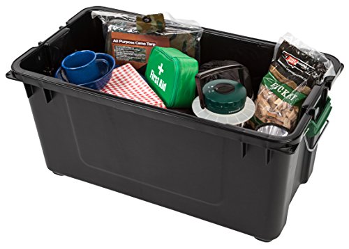 Iris Usa, Inc. Sia-760 Weathertight Storage Box, Store-It-All Utility Tote, 87.4 Quart, Black #TOP3