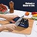 Northmas Knife Sharpener, Professional Electric Knife Sharpener for Home Use, 2 Stages for Quick Sharpening & Polishing, 100V-240V Global Voltage Design, Blue
