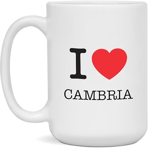 I Love Cambria 15oz Ceramic Coffee Mug