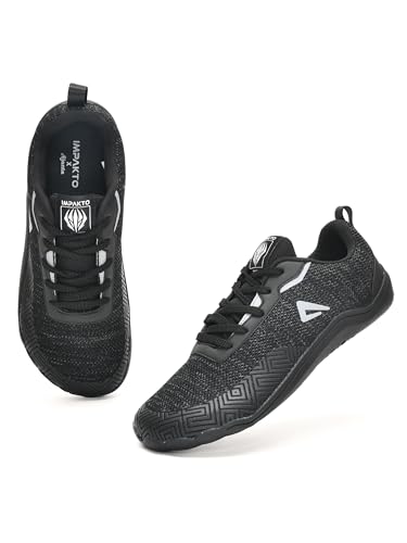 Image of Impakto Barefoot Grounding Shoes for Men | Lightweight & Superior Grip | Running & Training Shoes with Wide Toe | Non-Marking Sole for Court Games | Anti-Slip Grip, Everyday Wear for Gym