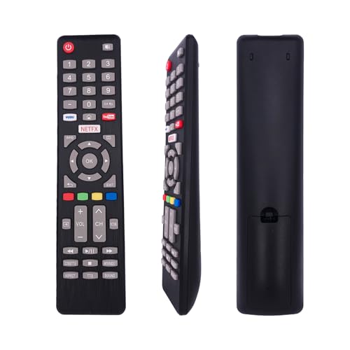FFSSLAME RM-C3322 Remote Control Replacement for JVC Smart TV LT-58MA887 LT-65MA877 LT-55MA888 LT-43MA877 LT-49MA877 LT-50MA877 LT-55MA877 for Netflix Vu-du YouTube Keys