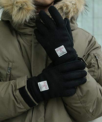 (ザ ショップ ティーケー) THE SHOP TK HARRIS TWEED/ハリスツィードスマホ対応手袋 61607061 00 ブラック(019)