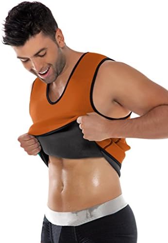 Korotus Mens Waist Trimmer Ultra Sweat Weight Loss Neoprene Body Shaper XL BN