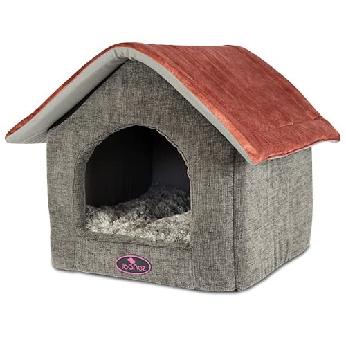 Cama CASITA Tejas Rojas IBAÑEZ para Perros Y Gatos