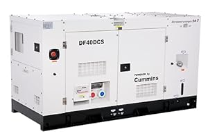 Pro-Lift-Montagetechnik Notstromaggregat mit ATS-Einheit 40kVA Stromerzeuger wassergekühlt 32kW Stromaggregat 230V / 400V Super Silent AVR 4 Zylinder Reihenmotor Stromversorgung Notstrom