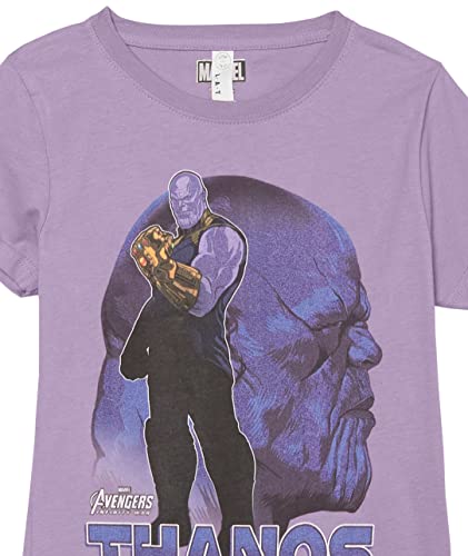 T-shirt Thanos Marvel fille confortable en taille Medium couleur violette - 2