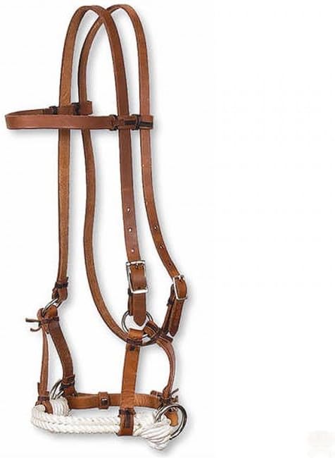 English Bridle Headstall Reins Cowhide Genuine Leather Horse Crossover Crossunder Raised Fancy Stitched Laced All Purpose Jumping Dressage Rubber Crystal Padded Adjustable Browband Full-Cob,M26