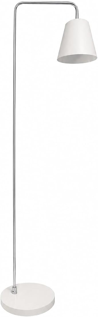 HarvestLand Steady Brushed Nickel Floor Lamp Standing Lamp & Reading Lamp for Living Room, Floor Lamp for Bedroom, Tall Lamp for Living Room Corner, Modern Room Decor Lighting