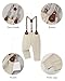 YUEMION Baby Boy Clothes Wedding Outfit Infant Tuxedo Gentleman Suits Dress Shirt+ Beret Hat +Suspender Pants +Bowtie (Beige, 0-3 Months)