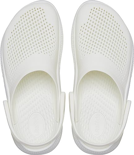 Image of Crocs Unisex Adult Literide Clog 206708-1CV Almost White /Almost White M4W6