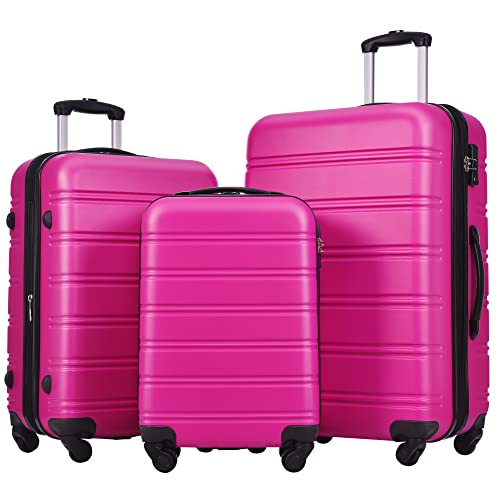 Merax Luggage Sets of 3 Piece Carry on Suitcase Airline Approved,Hard Case Expandable Spinner Wheels...