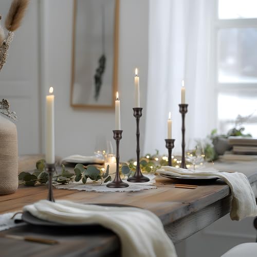 Ashelyulla Vintage Metal Candlestick Holders thumb #1