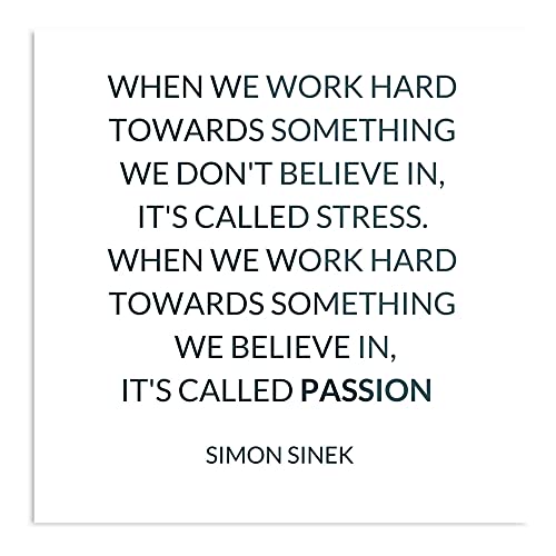 Inspiring Sinek Motivation Love Inspiration Famous Greatness Motivational Simon | Home Decor Wall Art Print Poster