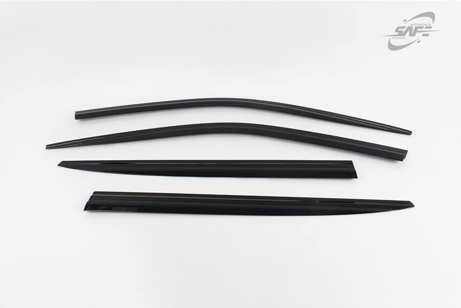 Smoke Black Side Wind Deflectors Window Vent Visors Compatible with 2021 2022 KIA Sorento