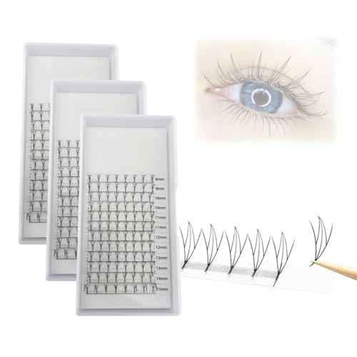 ܂GNXe 3  敗̐`̂܂ C DJ[ 0.07mm Ȟ` Ƃ܂NX^ 8-15 mm̒ Comic Spire Eyelashes Anime Eyes Lash (Elf, D-0.07mm