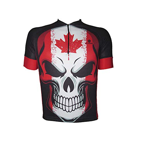 CAMISA CICLISMO SKULL RED - UNISSEX M
