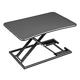 💙AUF JEDE HÖHE EINSTELLBAR: Heben und senken Sie den Stehpultkonverter nahtlos an, um ihn auf jede beliebige Höhe einzustellen. Sie können den Schreibtisch innerhalb des Höhenbereichs von 5,8cm ~ 39,5cm frei verstellen, um den gewünschten Komfort zu erreichen.