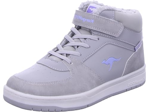 KangaROOS K-CP Bound Mid EV Sneaker, Ultimate Grey/lavendin, 31...