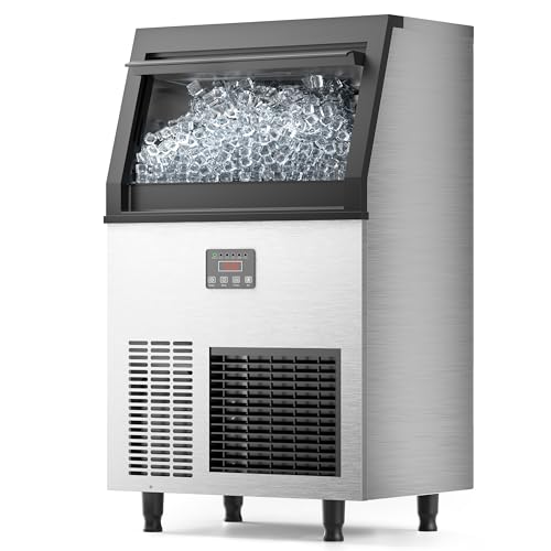 Coolake 100lbs Under Counter Ice Maker
