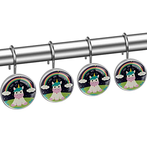 Anneaux en acier inoxydable pour salle de bain avec finitions soignées You Are Magical