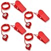 XIHIRCD Universal Treadmill Magnet Safety Key, Magnetic Safety Switch Round Treadmill Safety Key Replacement Treadmill Emergency Stop Magnet for Treadmills Running Machines