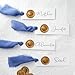 Nuvretk 30pcs Handmade Wax Seal Stickers - 3D Shell Design Self-Adhesive Seals for Invitations, Envelopes, and Packaging(Gold)