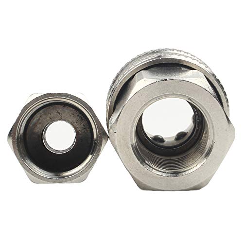 Wilteexs 18709 3/8-Inch Stainless Steel Quick Connect Pressure Washer Adapter Set, Max Pressure 5000 Psi Rating #TOP5