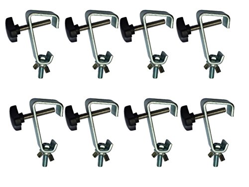 Duratruss 8 x Dura Clamp Lightbridge Hook Light Bridge One Light Duraclamp 16mm