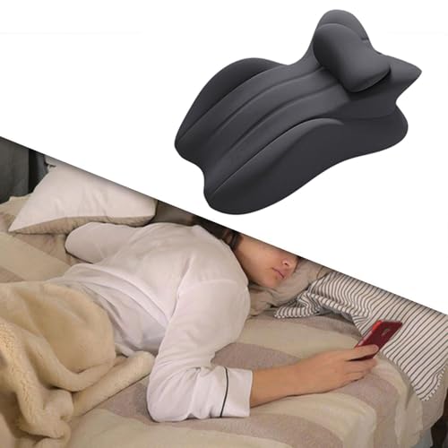 Oreiller triangulaire de soutien dorsal pour lire au lit gris - 6