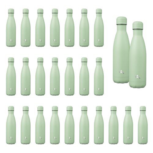 Image of Konokyo 24 Pack 17 oz Insulated Stainless Steel Water Bottle