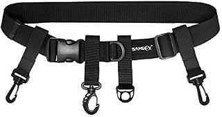SAMSFX Adjustable Fishing Wading Belt Wader Belts for Surf Casting Kayak Accessories Straps