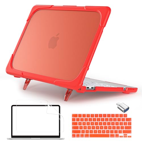 Carcasa MacBook Neo 13 A3404 a prueba de golpes con soporte de 22 libras