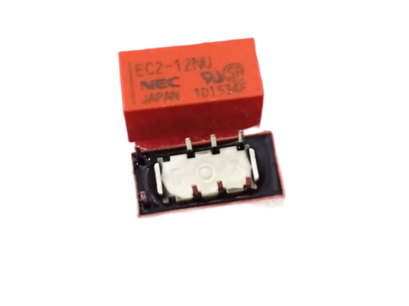 JITEM Relé 10pcs EC2-12NU 8PIN 12V 2A Puede reemplazar G6S-2-DC12V JIZTGEDM