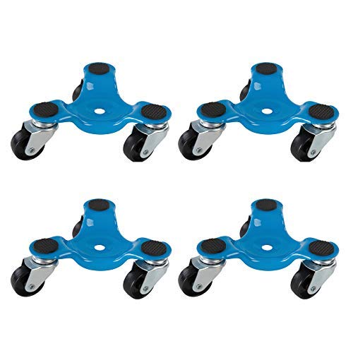Dapetz ® 4 X 3 Wheeled Castor Dolly Appliance Movers Move Casters Fridge Moving