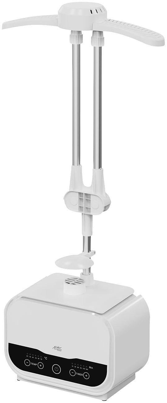 Sichler Haushaltsgeräte Sistemi di stiratura - Camicia di ferro: Manichino per stiratura digitale 2in1 con soffiatore ad aria calda, Timer, 1200 watt (Macchina da stiro, Ausilio per la stiratura)